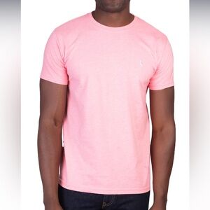 Salmon Short Sleeve Crew Neck Tee